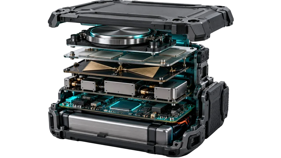 Exploded passive sensor node